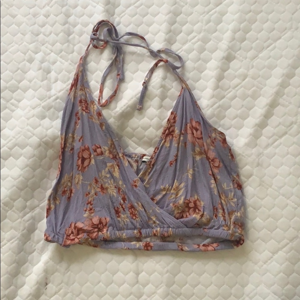 Floral crop top